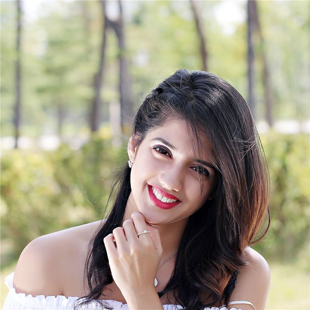 Uloveido Women's 925 Sterling Silver Half Eternity Band Simulated Pearl Solitaire Accent Stack Anniversary Ring for Women1.2g WE248 - Image 2