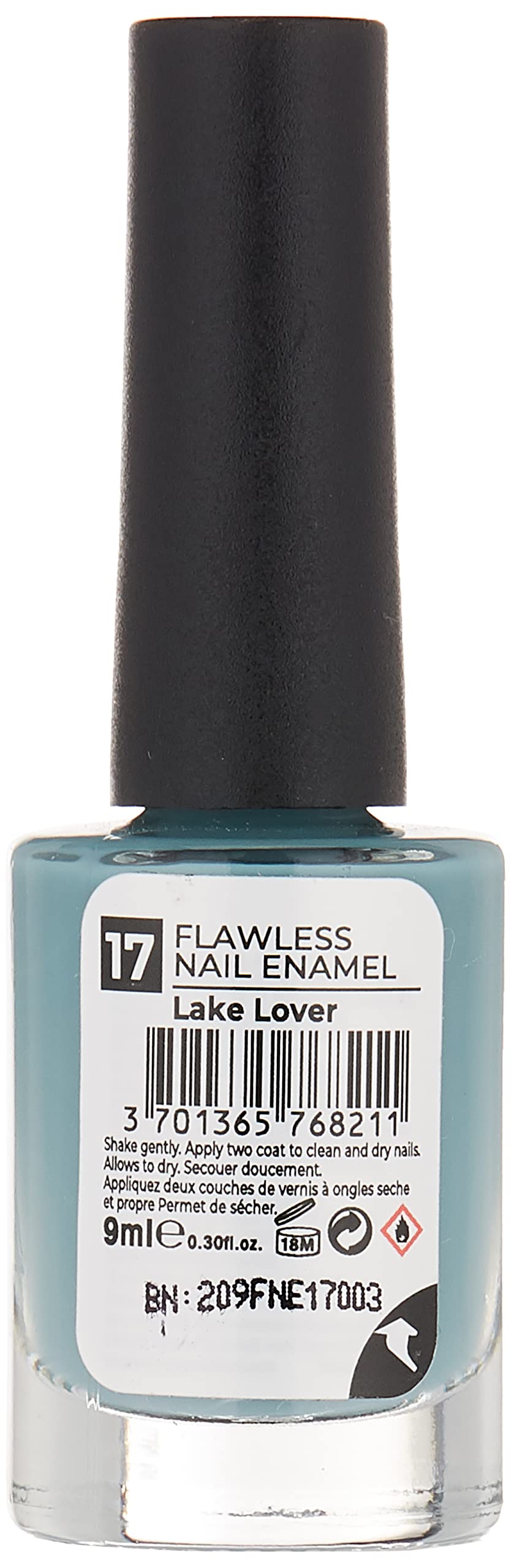 Note Cosmetics Nail Flawless Oje 17 Lake Lover, Mavi