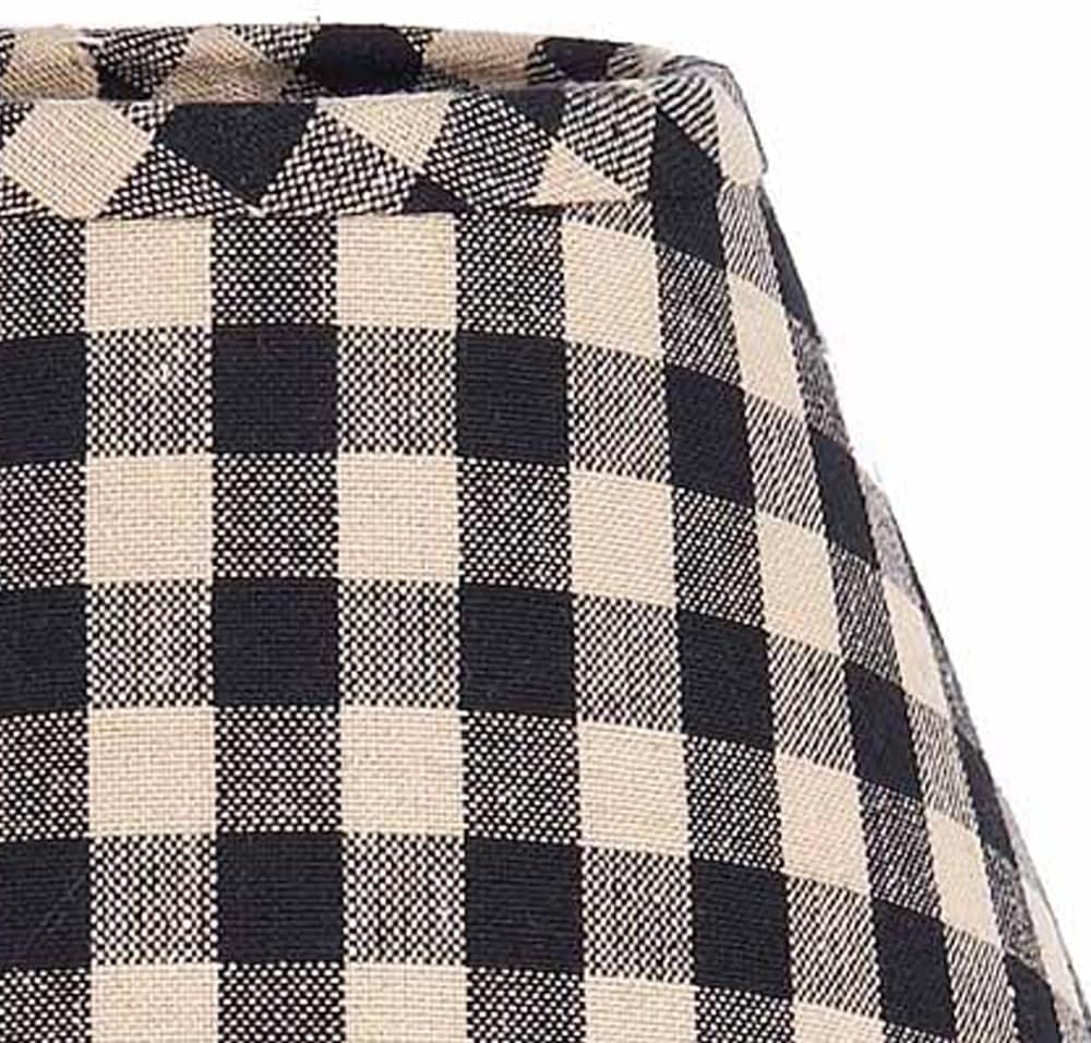 Heritage House Black 10" Bulb Clip Fabric Lamp Shade by Raghu