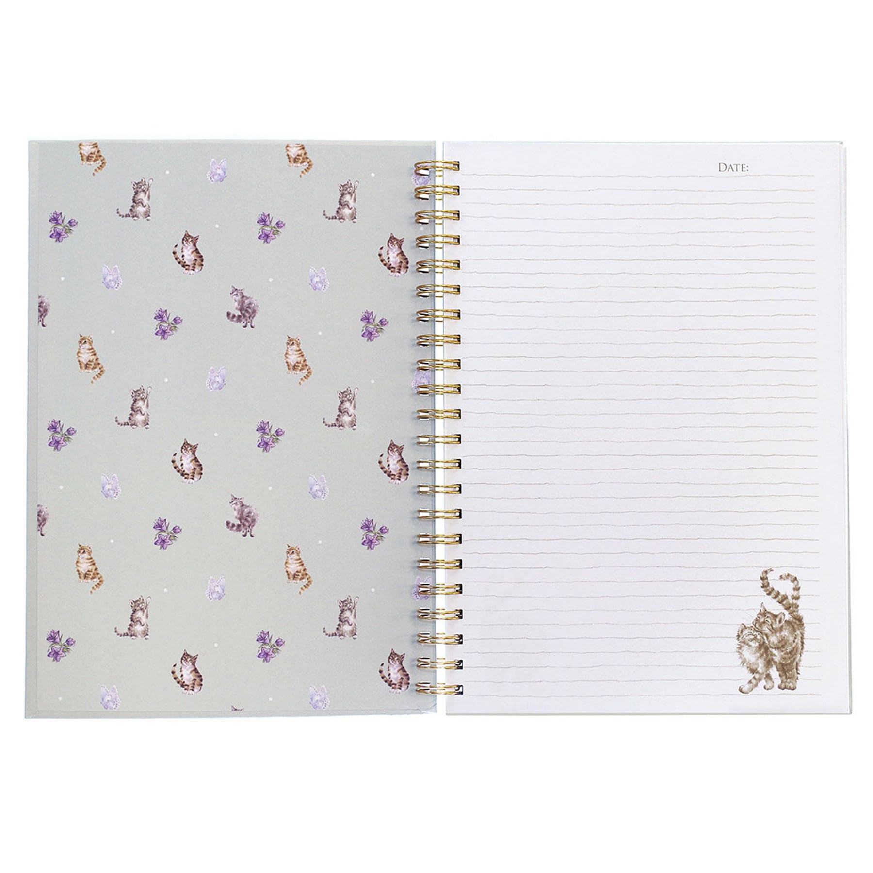 Wrendale Designs by Hannah Dale - Daisy Coo geïllustreerd spiraal gebonden gelinieerd notitieboek - A4 Wrendale Designs by Hannah Dale - Daisy Coo geïllustreerd spiraal gebonden gelinieerd notitieboek - A4