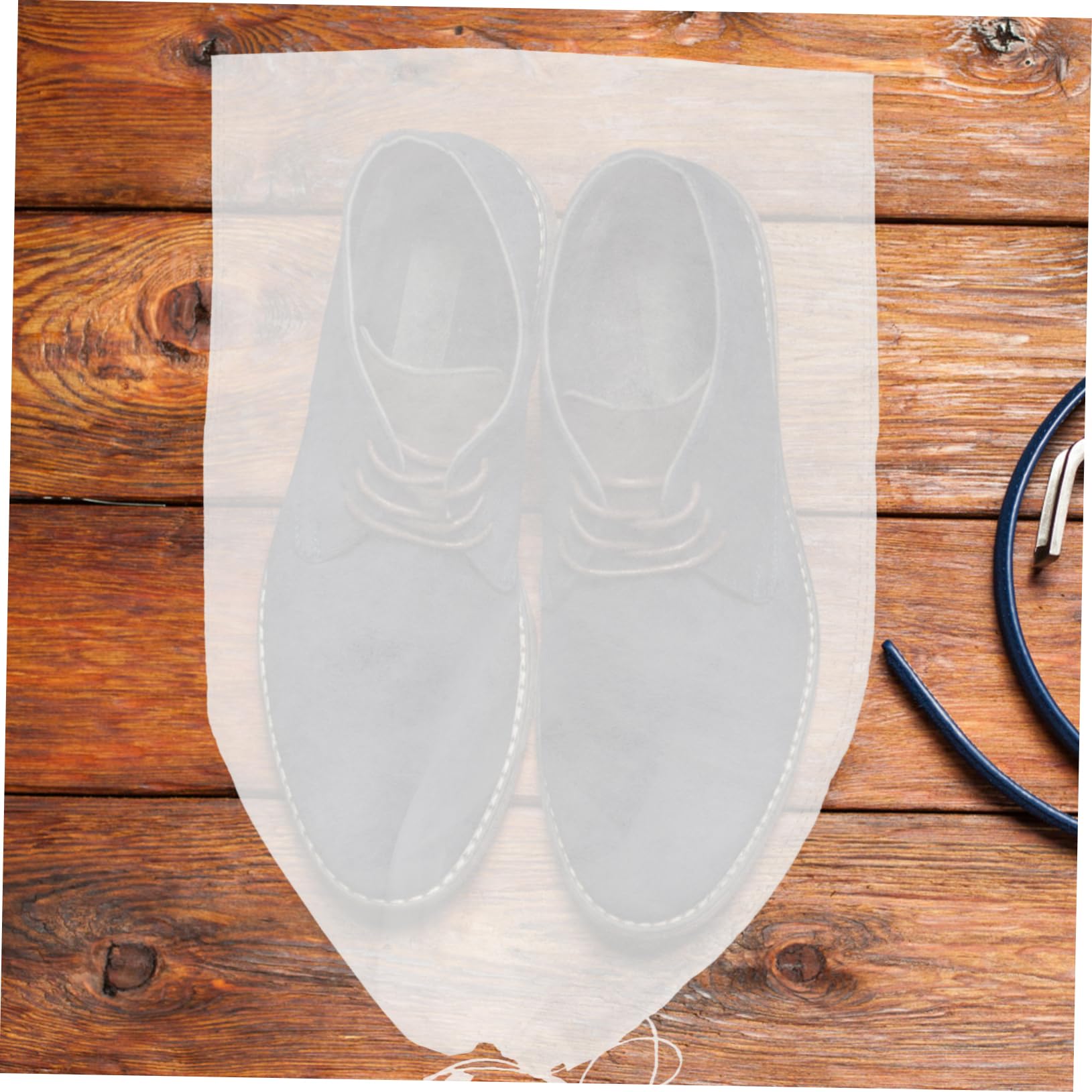 Sacchetto Scarpe Antipolvere Bianco Non Tessuto 50 Pezzi | Formato Grande 32x48 Cm, Chiusura Coulisse, per Scarpe e Stivaletti, Uso Casa e Viaggio