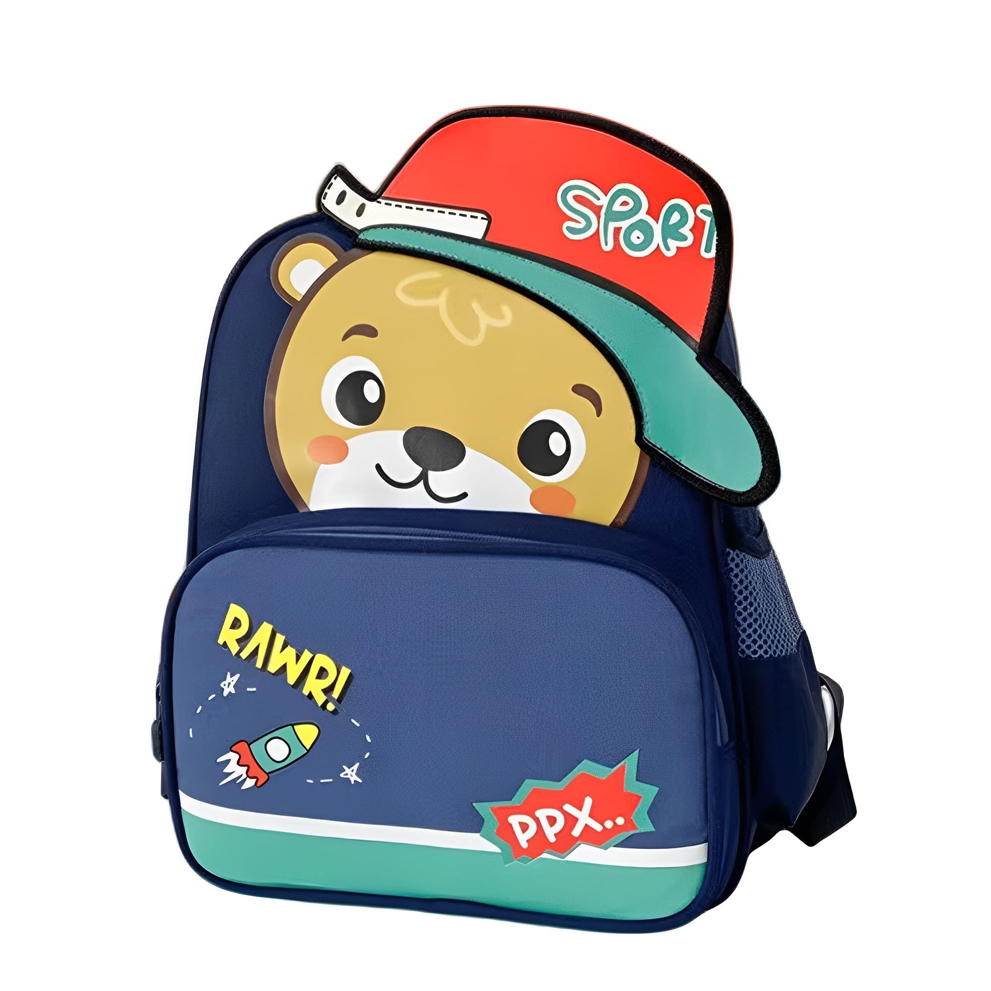 SkycareAdorable Cartoon Bunny and Bear Backpack for Kids 4-8 Years Old