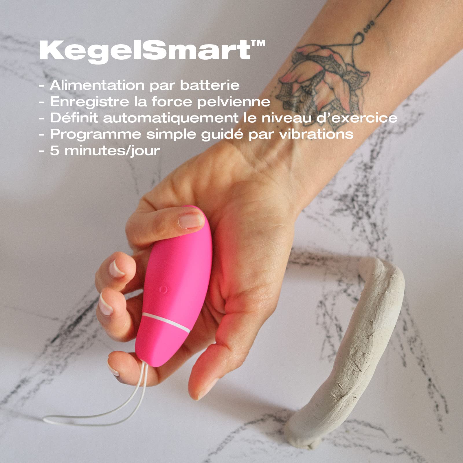 Intimina KegelSmart – Exercices Kegel, Appareil de Musculation du Périnée et Reeducation Perineale femme