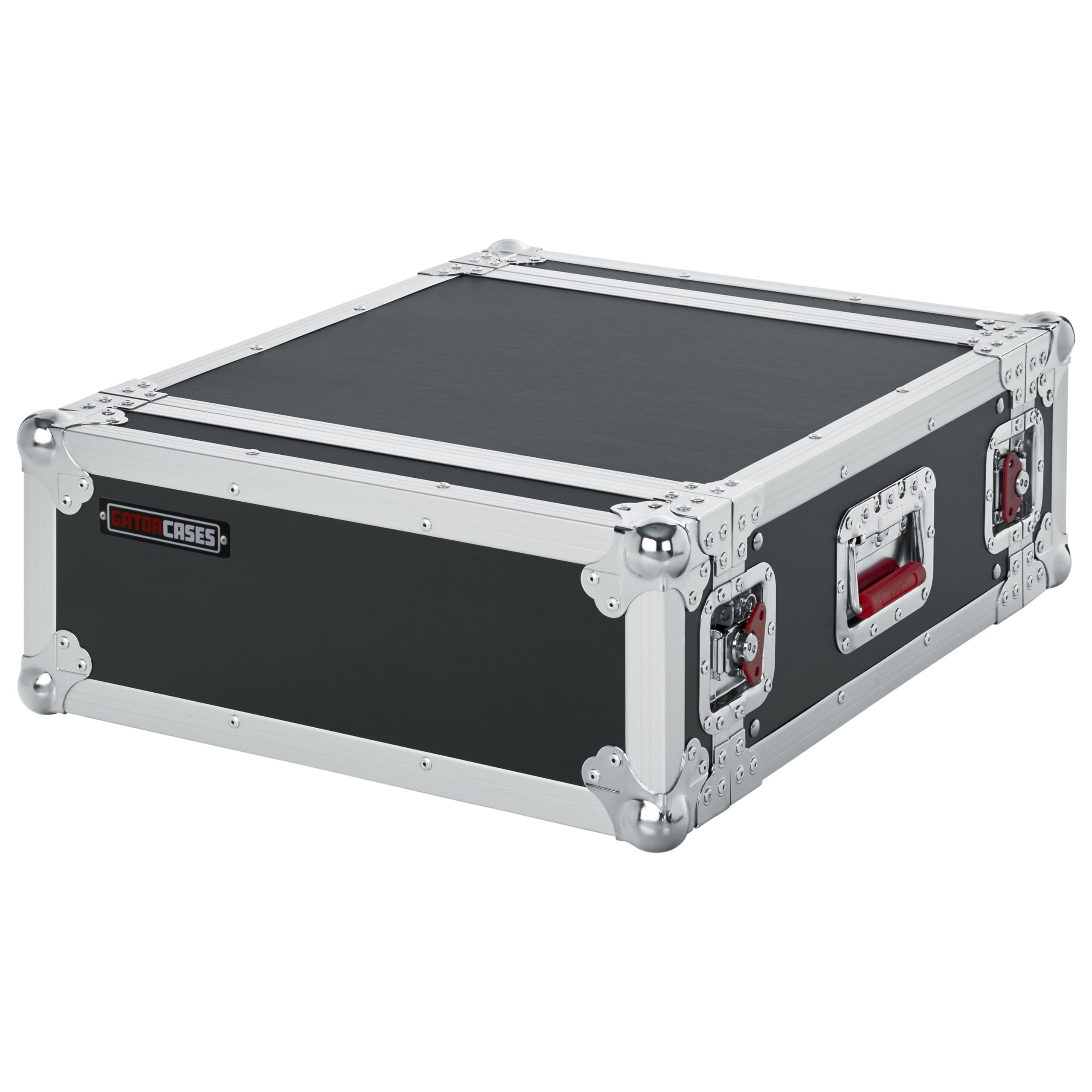 Gator Cases G-TOUR 4U Standard Road Rack Case – Heavy-Duty ATA Flight Rack for 19-Inch Gear, Black