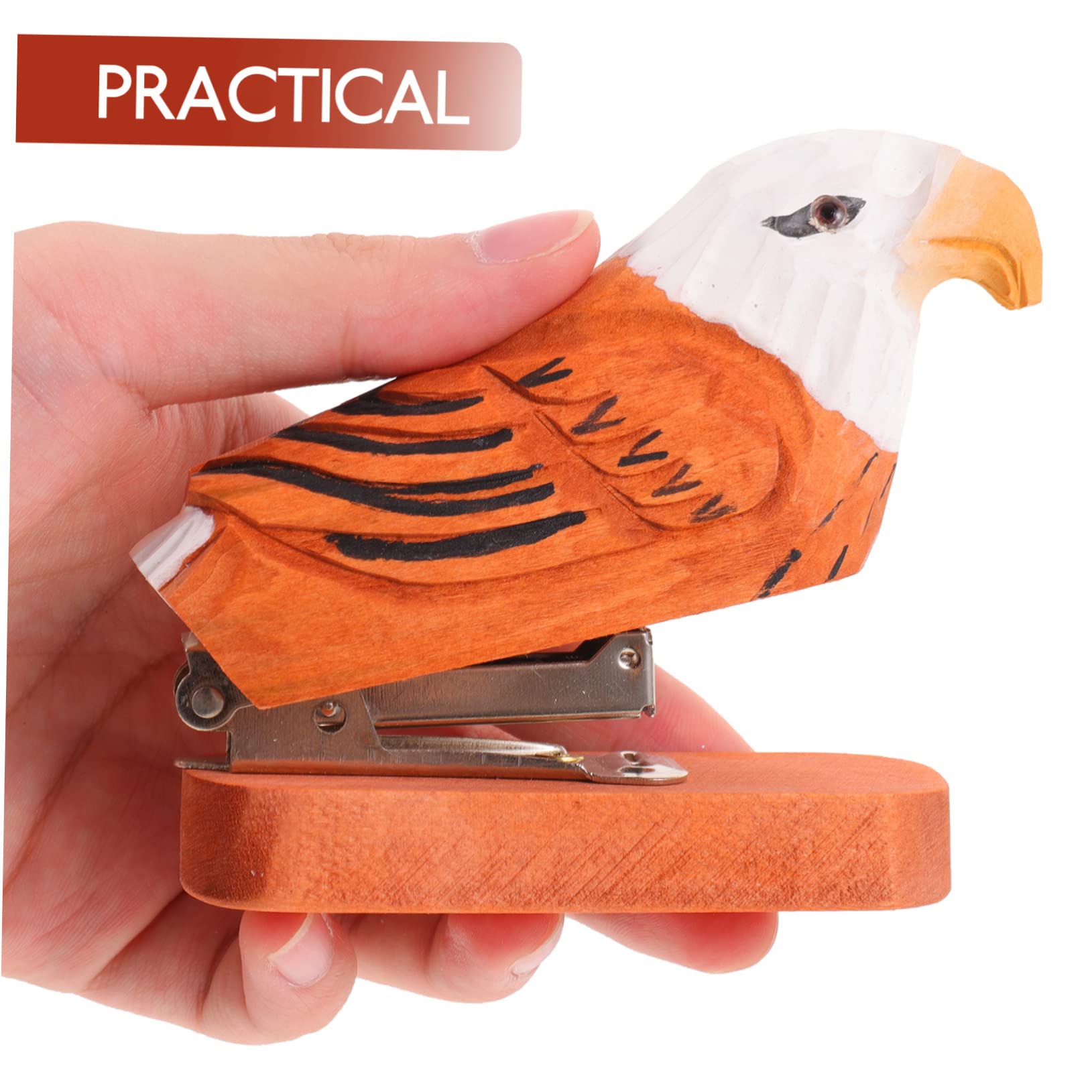 STOBOK 4stücke Tierförmiger Holzhefter Für Schreibtischzubehör Stapler Für Büro Und Zuhause Farbenfrohes Und Lustiges Design Büroaccessoires Für Und Mädchen