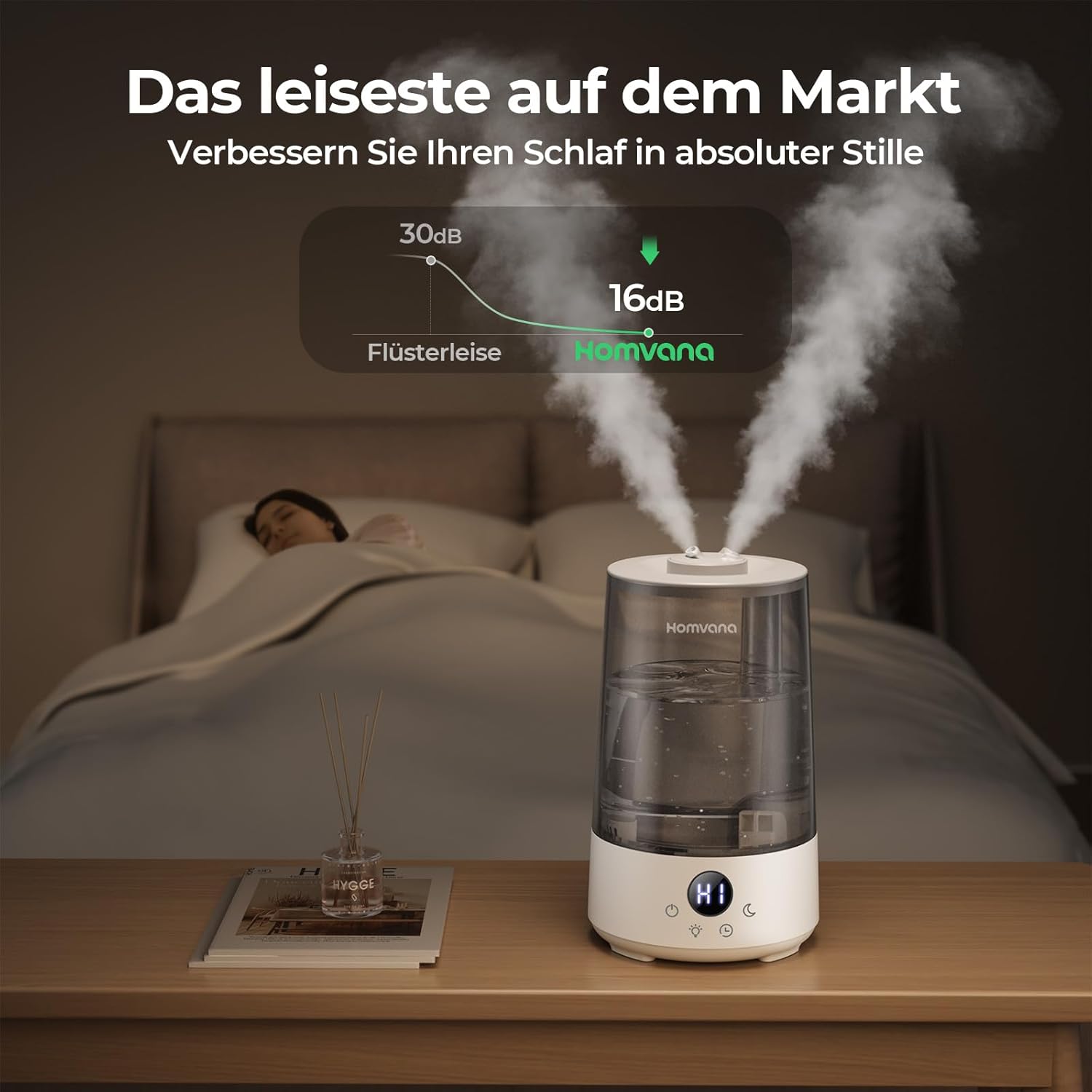 Párásító aromaterápia funkció