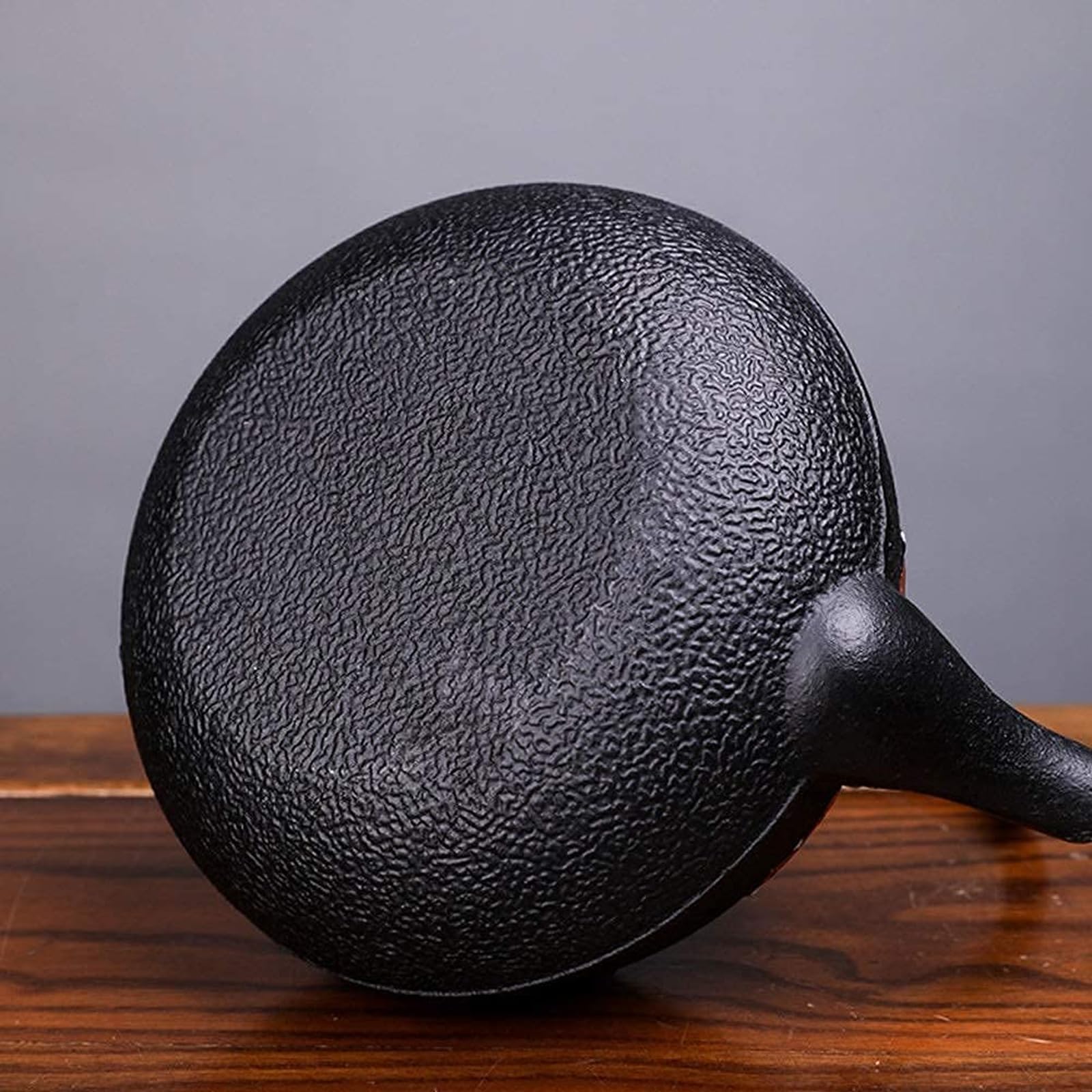 Hervidor a Gas Tetera de Hierro Fundido, Tetera para Cocina de inducción con infusor de Acero Inoxidable y Tapa de Cobre, cafetera de 1,2 L, Juego de té para Oficina para una Ebullición