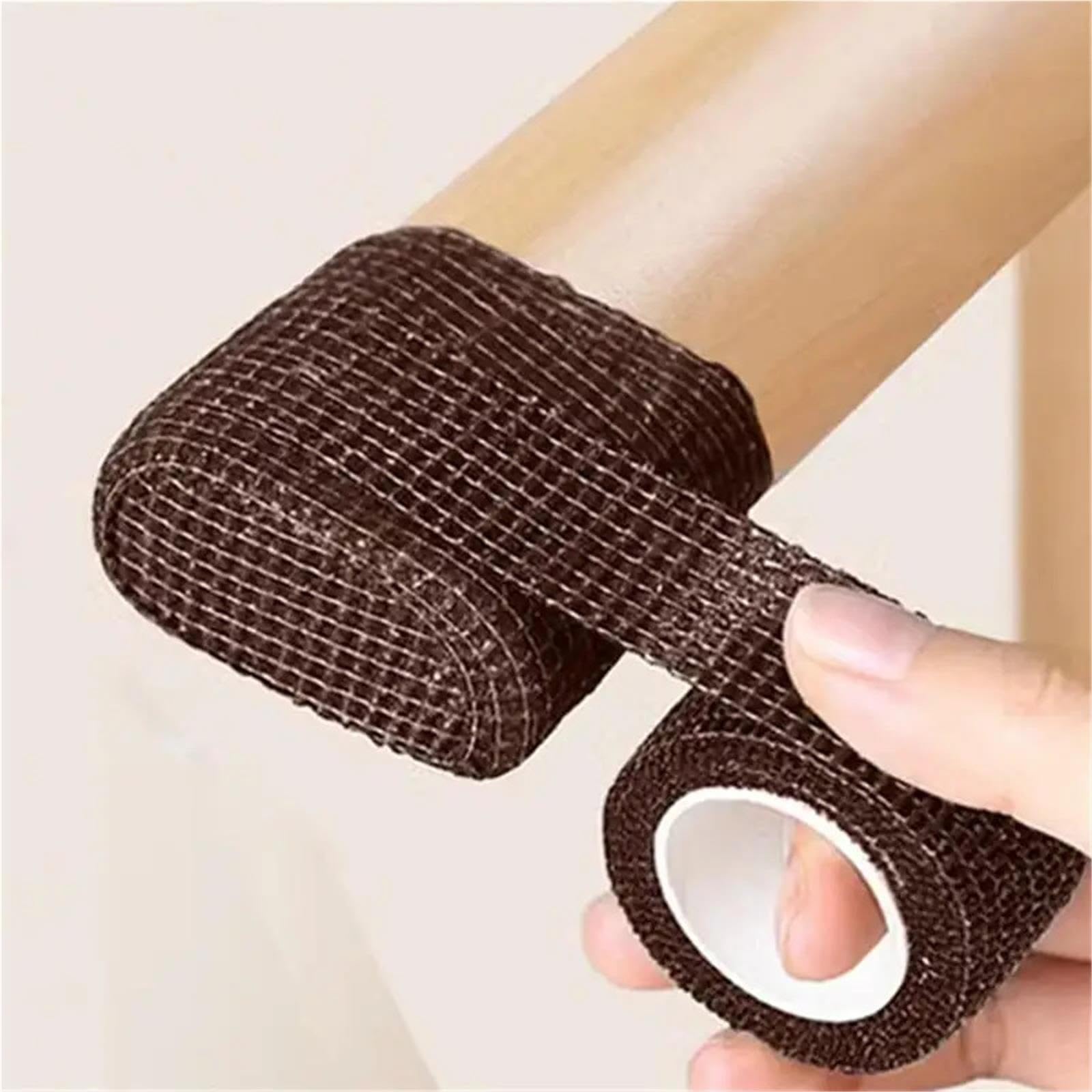 rutschfeste Möbelunterlage für Hartholzböden 4/8 Stück Anti-Rutsch-Matten, geräuschlos, selbstklebend, Beinpolster, Klebeband, Sofa, Möbel(8pcs Skin)