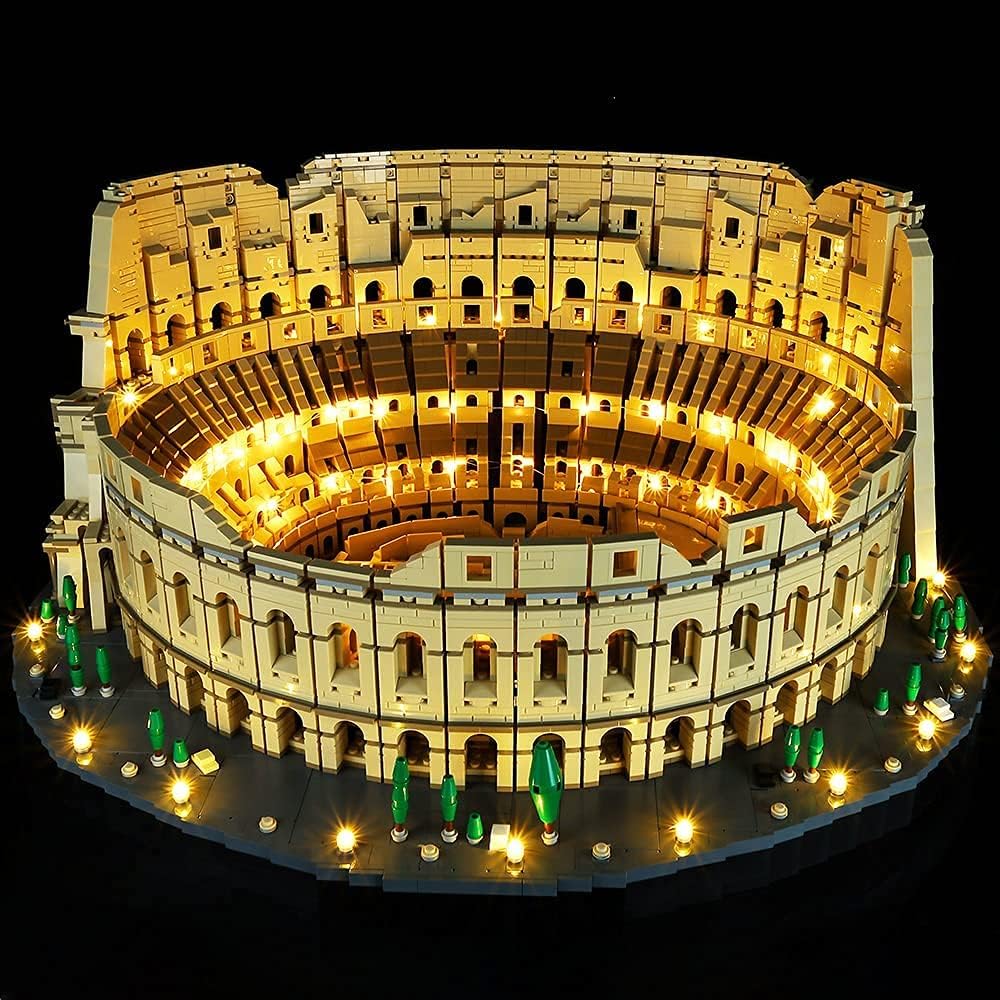 RC Led Light kit Compatible with Lego 10276,Decoration Lighting Kit for (Colosseum) Building Blocks Model.(Only Led Light Kit) (Classic Version)