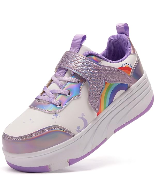 Niakid Girls Roller Skate Shoes, Detachable Wheels, Mermaid Tail Strap by Niakid - Used condition - Image 9