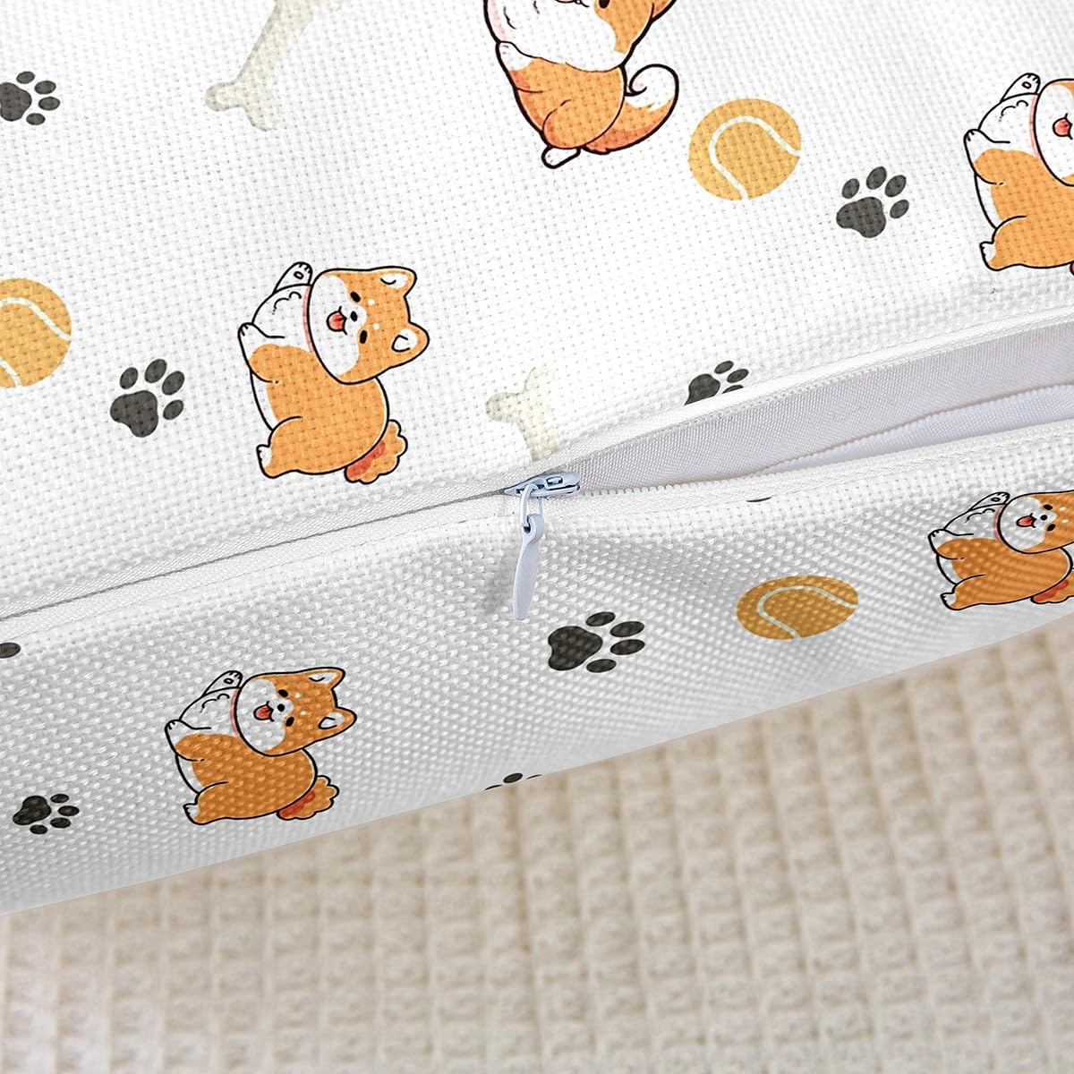 richhome Federa per cuscino con simpatico cane in stile