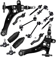 Vista 38 de Detroit Axle - Kit de suspensión frontal de 14 piezas para Mazda 6, 2003 2004 2005 2006 2007 2008, 6 brazos de control superior e inferior