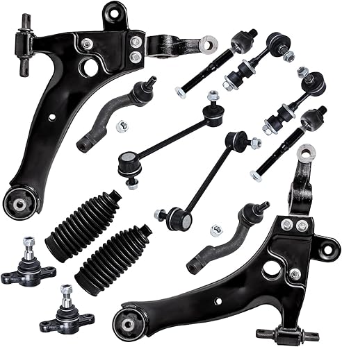 Miniatura 59 de Detroit Axle - 4WD Front End 14pc Kit de suspensión para Ford F-150 F-250 Expedition Navigator, 2 brazos de control superior 2 rótulas inferiores 2