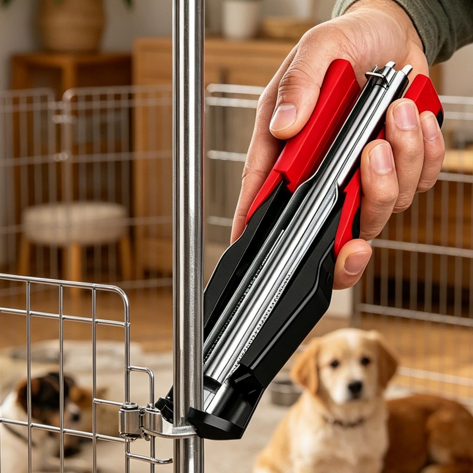 Kit Pinze Anelli Hog Pinzatrice Fissaggio con 2.500 Chiodi Tipo C | Cucitrice da recinzioni Gabbie animali domestici tappezzeria cuscini auto fodere sedili rete pollame budella per carne e
