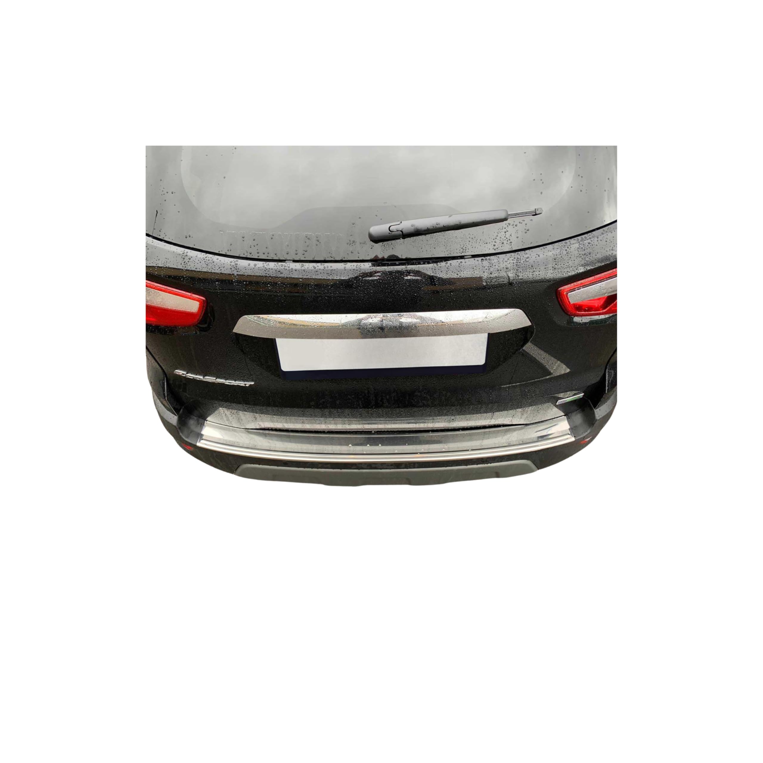 OMACStainless Steel Chrome Rear Bumper Sill Cover Protector Guard Trim for Ford EcoSport 2018-2022