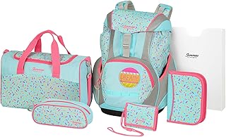 Sammies Ergofit - Set per la Scuola da 6 Pezzi, Multicolore (Happy Rainbow)
