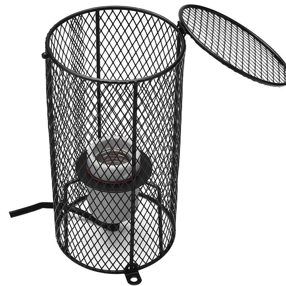 POFET E27 Haustier Keramik Heizung Lampe Heizung Halter Reptilien Infrarot Wärme Birne Halter mit Anti-Hot Halterung für Eidechse Schildkröte