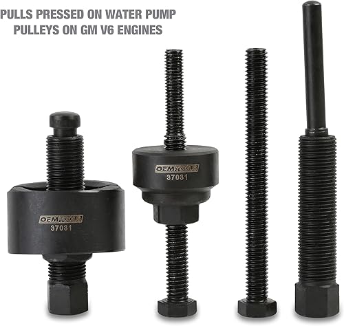 Miniatura 4 de OEMTOOLS Kit de extractor e instalador de poleas de dirección asistida, quita e instala poleas de bomba de dirección asistida en la mayoría de