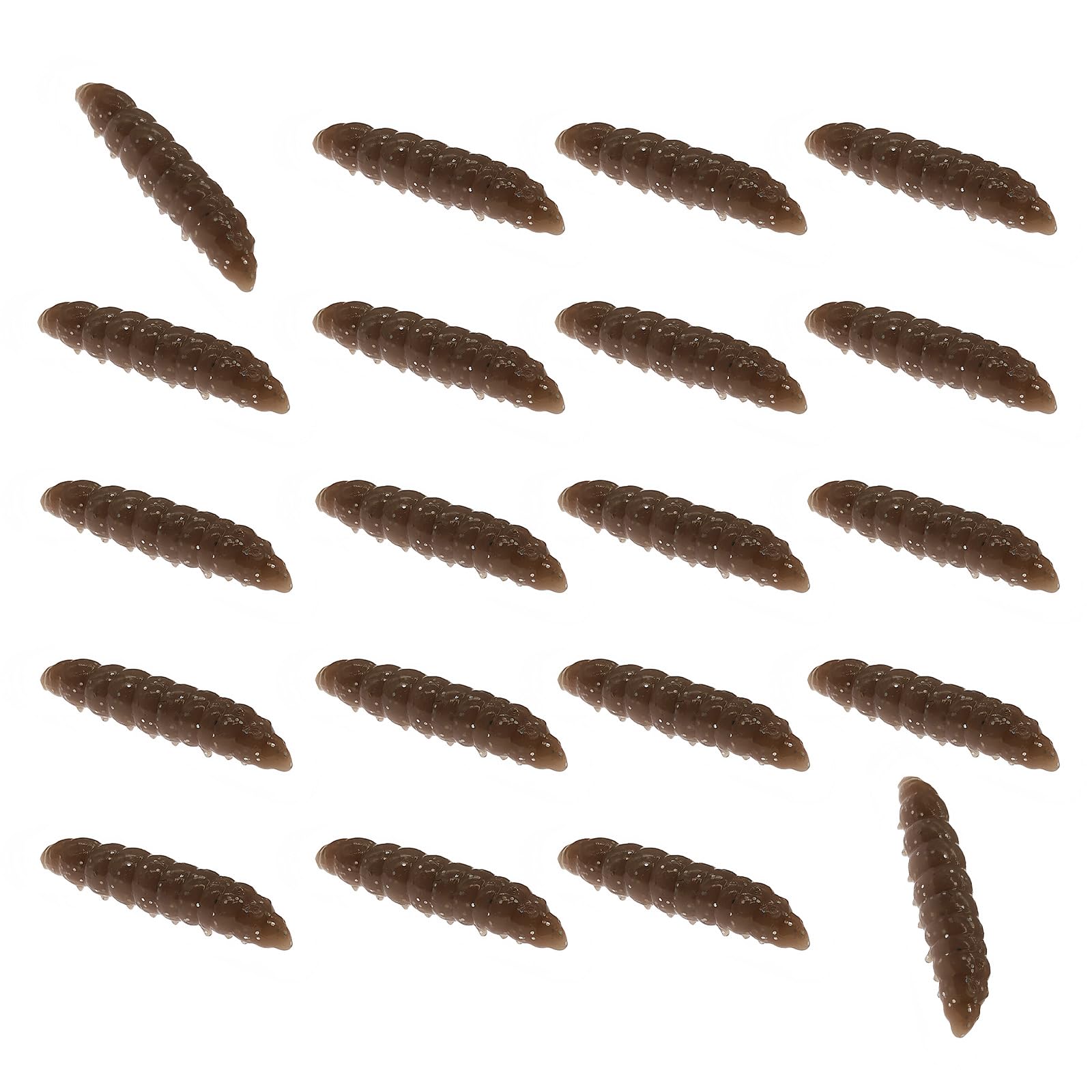 QIAOLIDA 20Pcs Fishing Lures 4Cm Floating Baits Simulation Soft Baits For Freshwater And Saltwater Fishing Enduring
