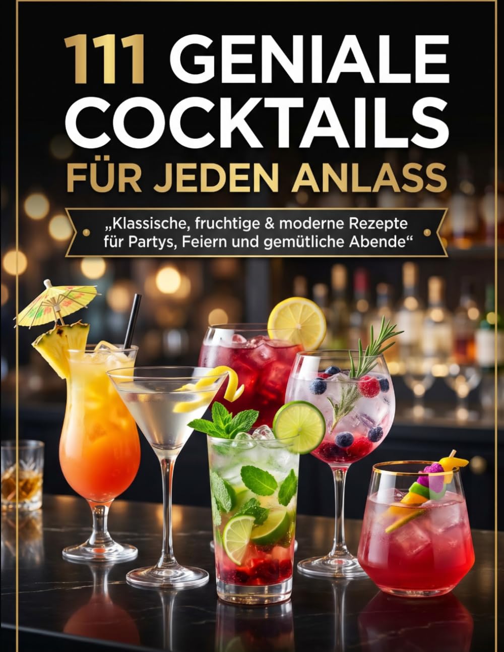 111 geniale Cocktails für jeden Anlass: Klassische, fruchtige & moderne Rezepte für Partys, Feiern und gemütliche Abende