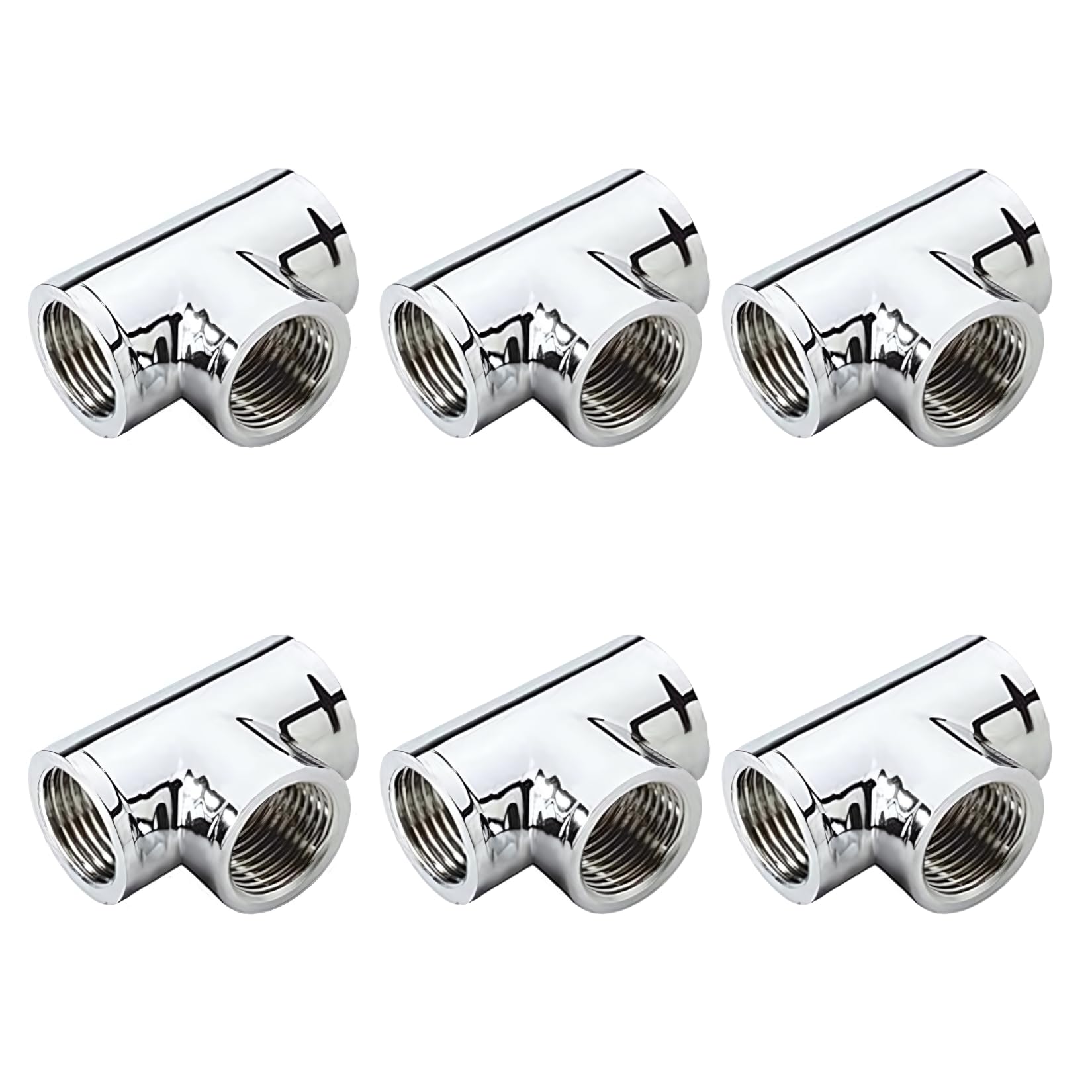 KI 1/2-Inch Brass Chrome Plated CP Tee (Pack of 6) - Tee for Pipe Fitting (B08Q2TYKQJ) Amazon Price History, Amazon Price Tracker