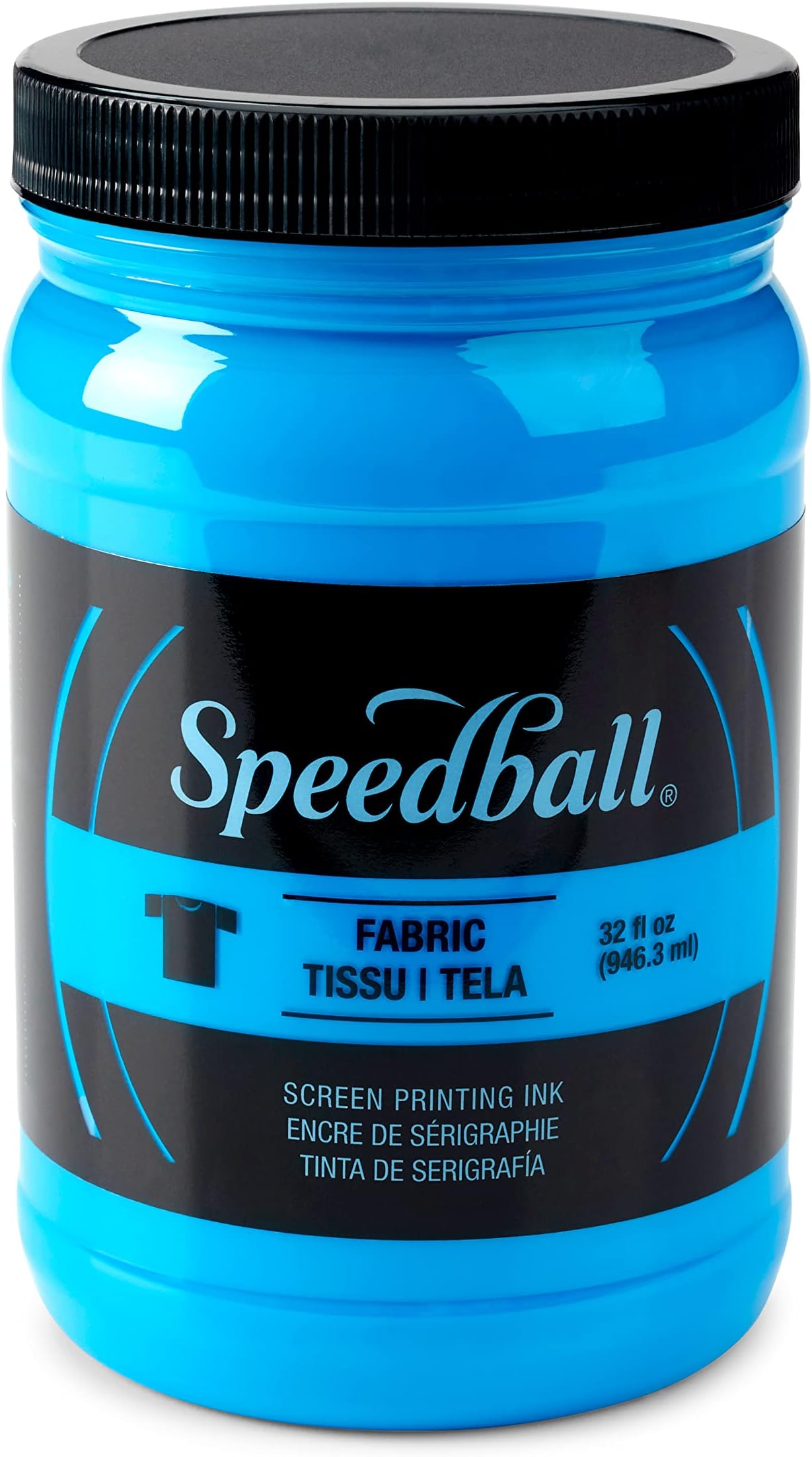 045754 Fluorescent Screen Printing Ink, 32 fl. oz., Blue