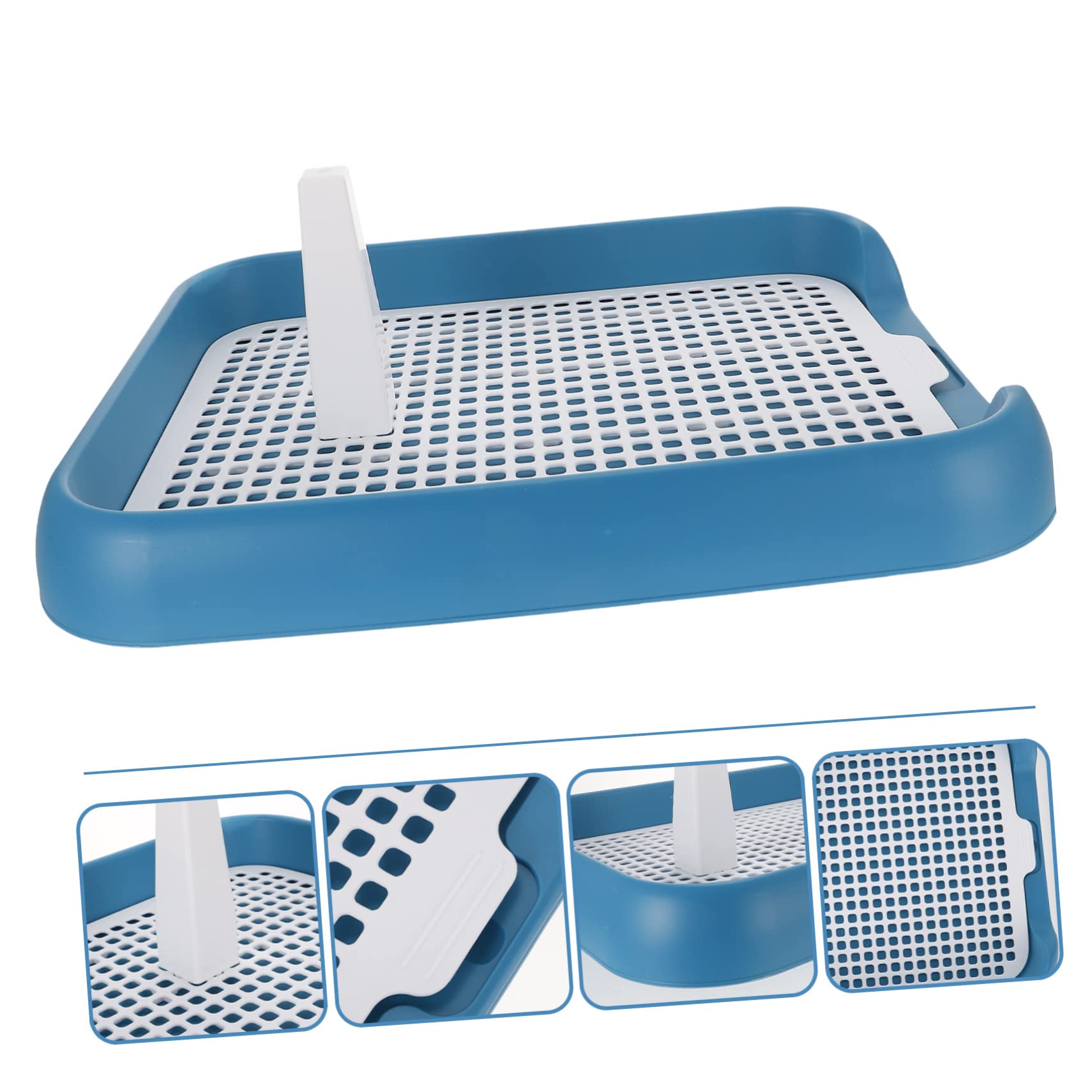 Garneck Door Dog Potties Mesh Pet Toilet Puppy Sit Pad Grid Dog Toilet Easy Washable Pet Supply