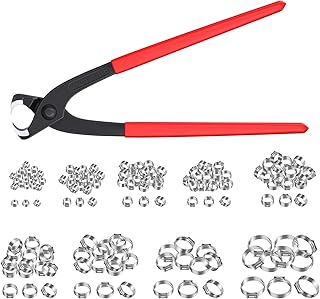 Gesponserte Anzeige – Einzelohrschlauchklemme Crimper Schlauchschellen 130 Stücke 6-21 mm Schlauchrohrklemmen Clamp Ringe ...
