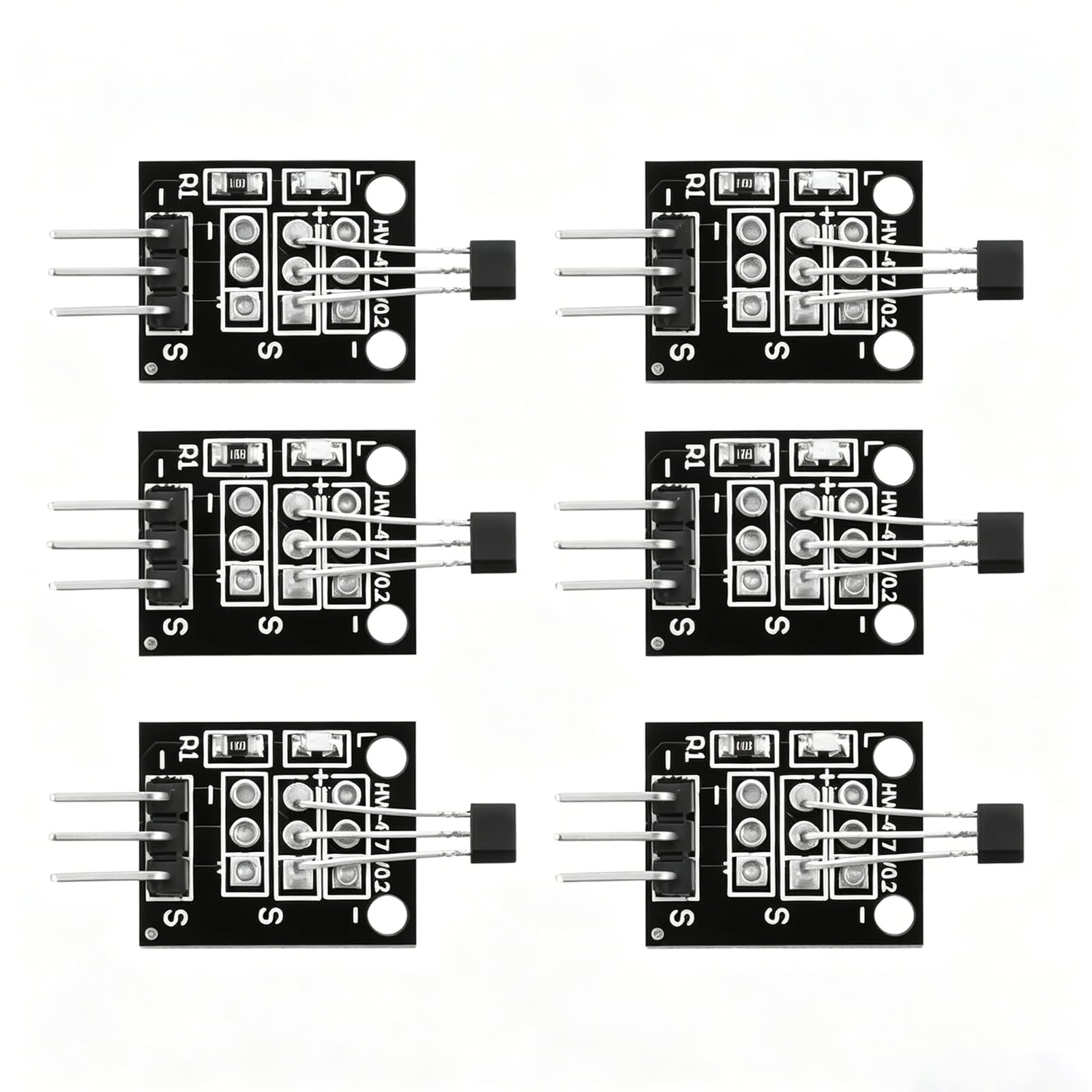 10Pcs Hall Effect Magnetic Sensor, DC 3.3V-5V 3144E A3144 Hall Effect Sensor for Arduino PIC AVR Smart Cars — Amazon image 7