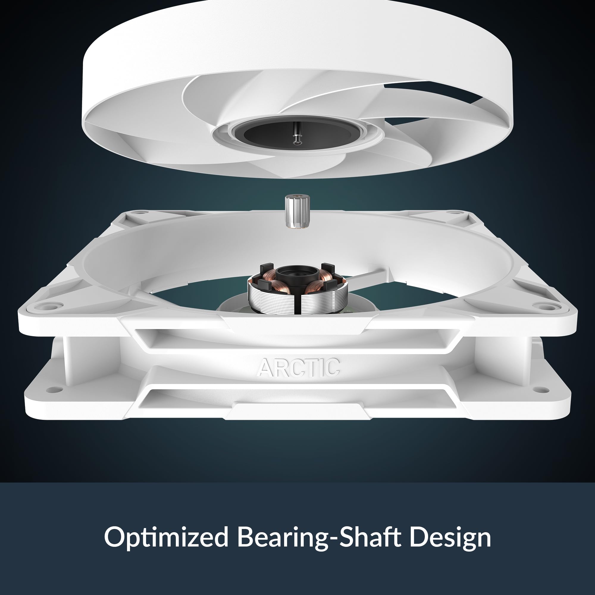 ARCTIC P14 Pro PST White Fan - Powerful Cooling -8