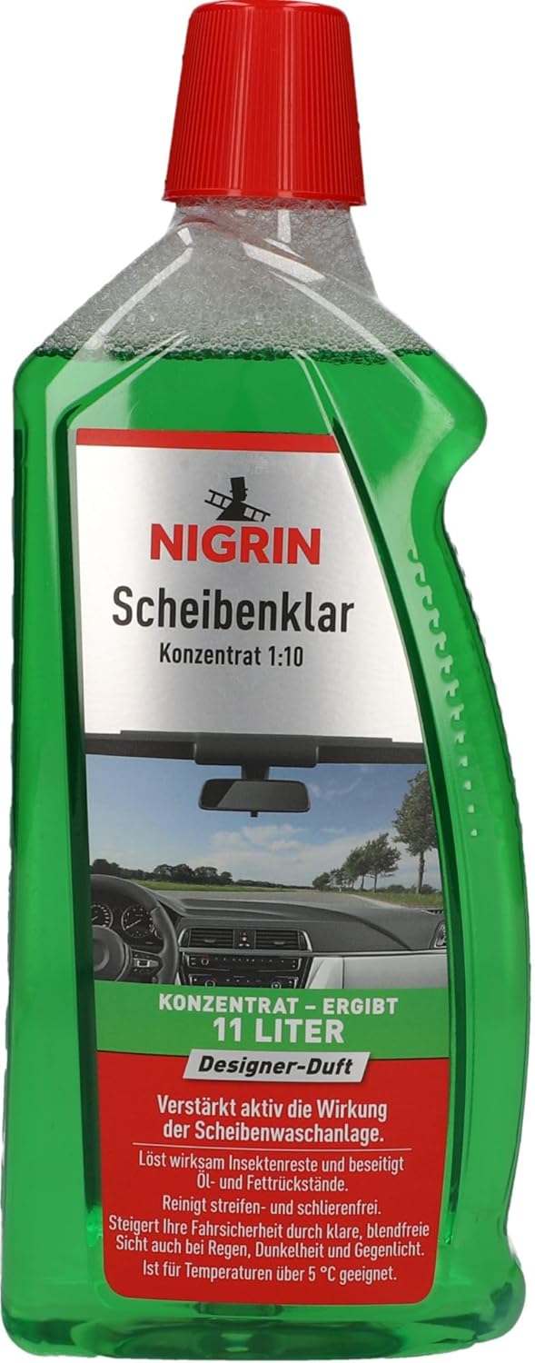 Nigrin 72983 Windshield Clear 1:10 Concentrate, 1 Liter