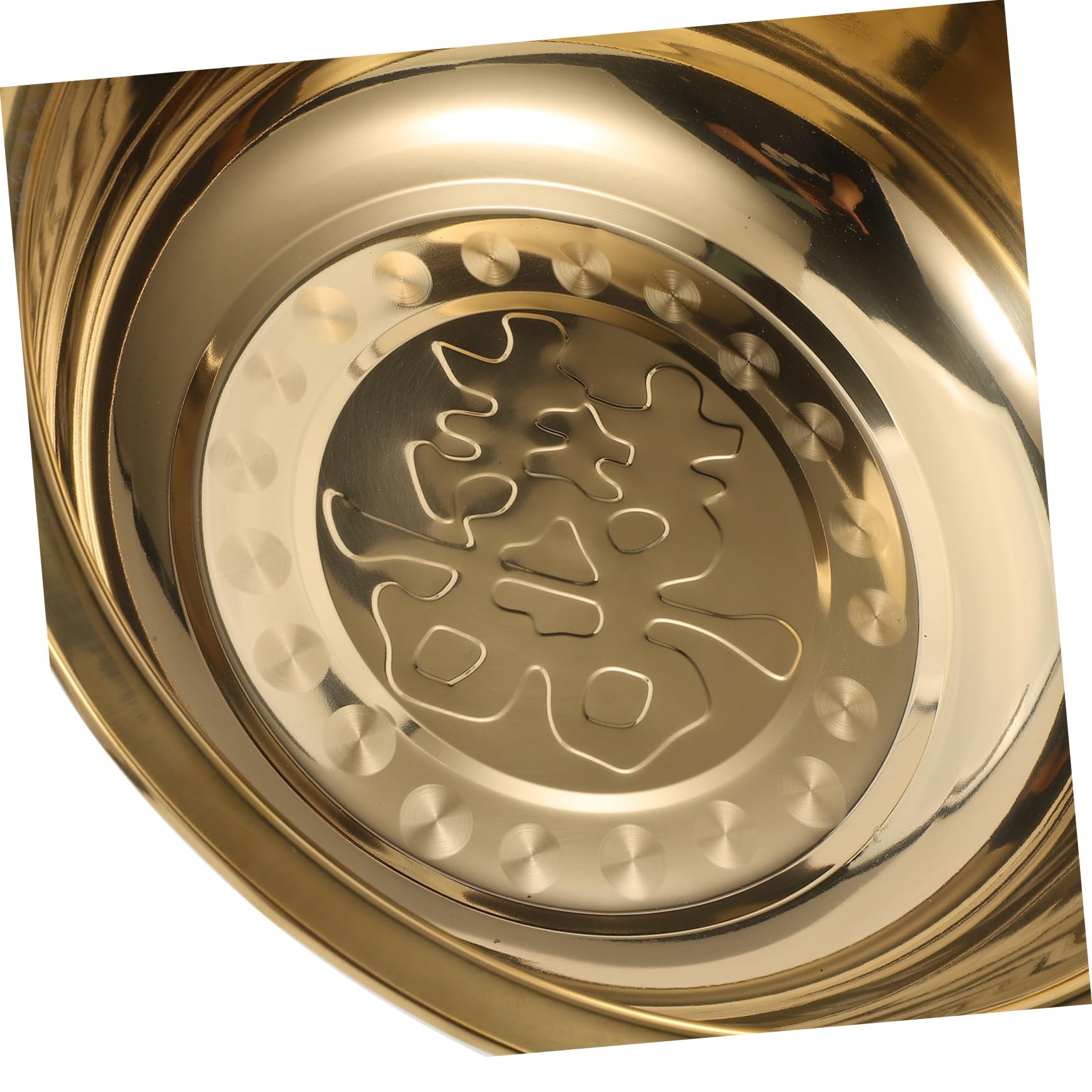 GALPADA Goldene Edelstahl Waschwanne für Küche und Salon, Groß