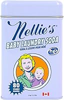 Vista 8 de Nellie's Soda de lavandería para bebés – Detergente para ropa en polvo a granel para piel sensible de bebés – Sin fragancia, suave y eficaz – 500