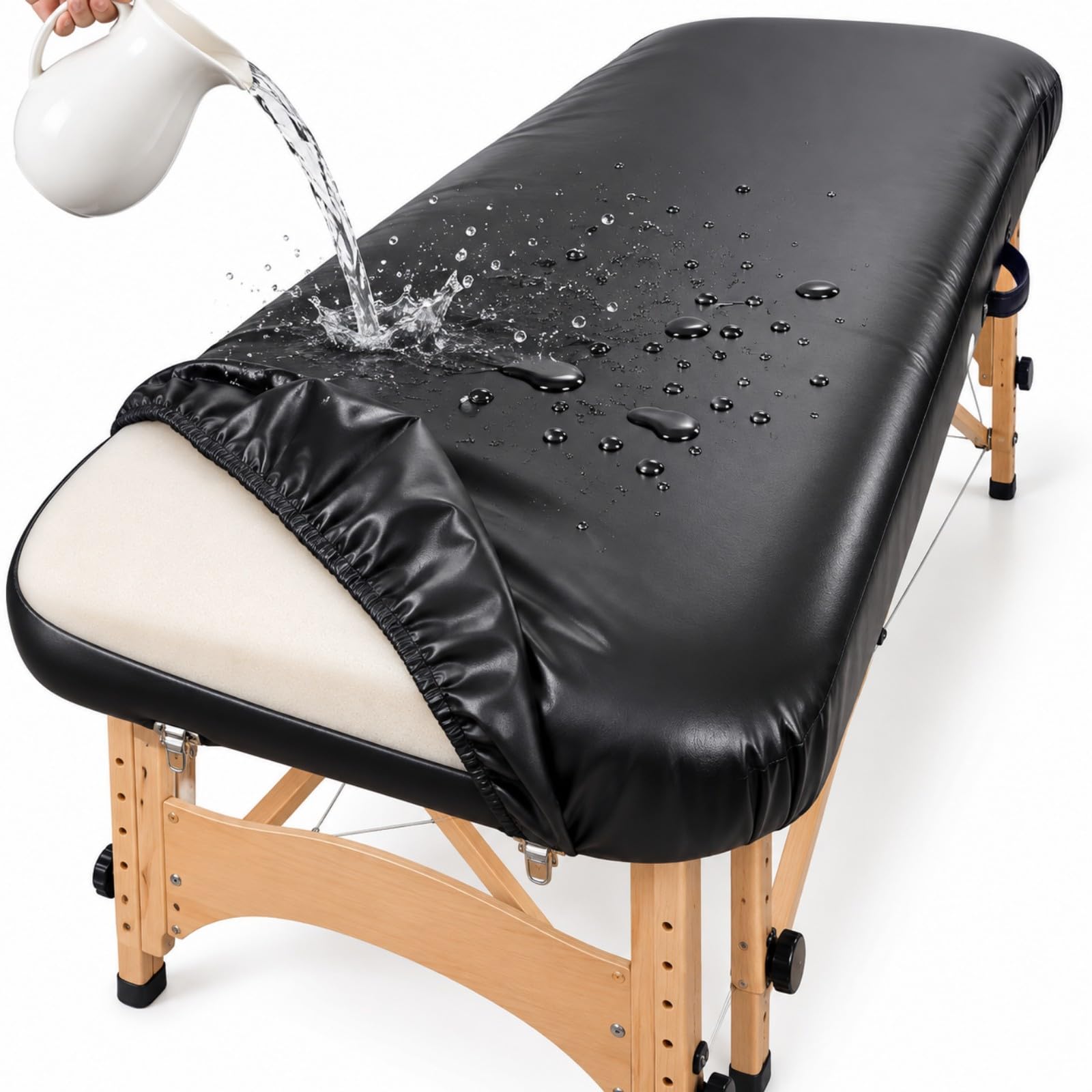 Spannbezug für Massageliege Ölresistenter PU Bezug Wasserdicht Schutzbezug