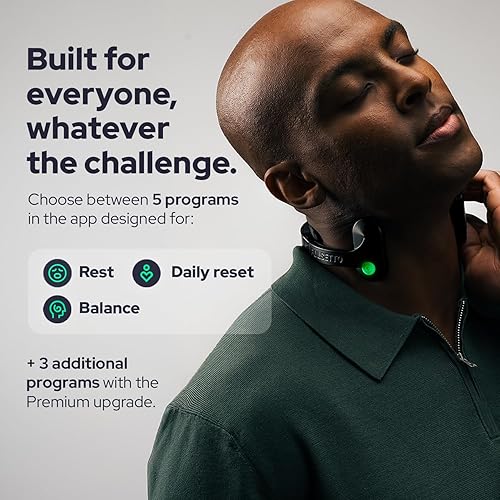 Miniatura 6 de Pulsetto FIT Wellness Wearable con soporte para el nervio vago  Tecnología Neuro patentada para relajación, equilibrio de estrés, enfoque y sueño