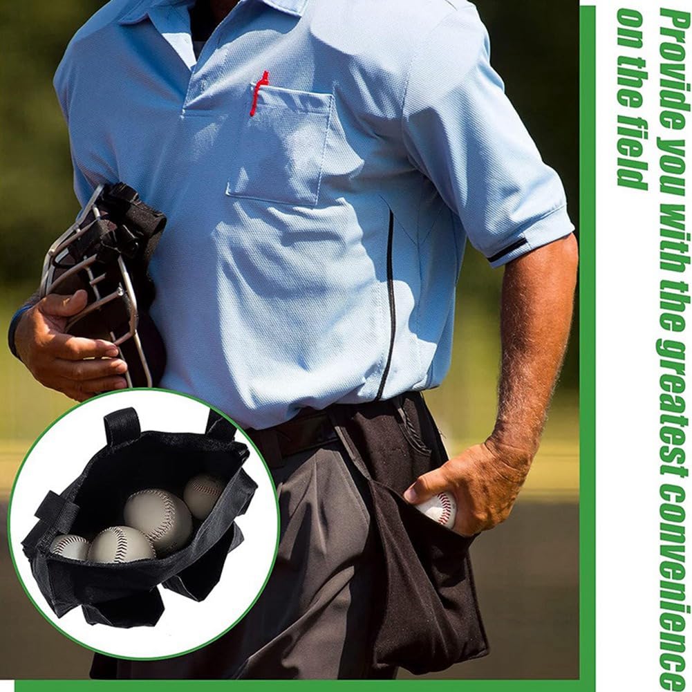 Pack Complet Arbitre Baseball/softball – Noir, Qualité Supérieure, Neuf