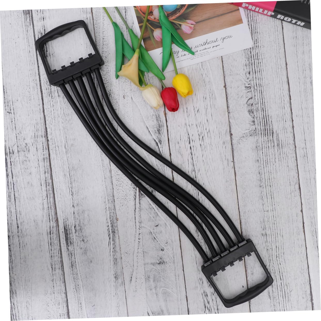 Home Gym Bands for Working Out Exercise Equipment Chest Expander Adjustable Spring Steel Exerciser Random Colors
