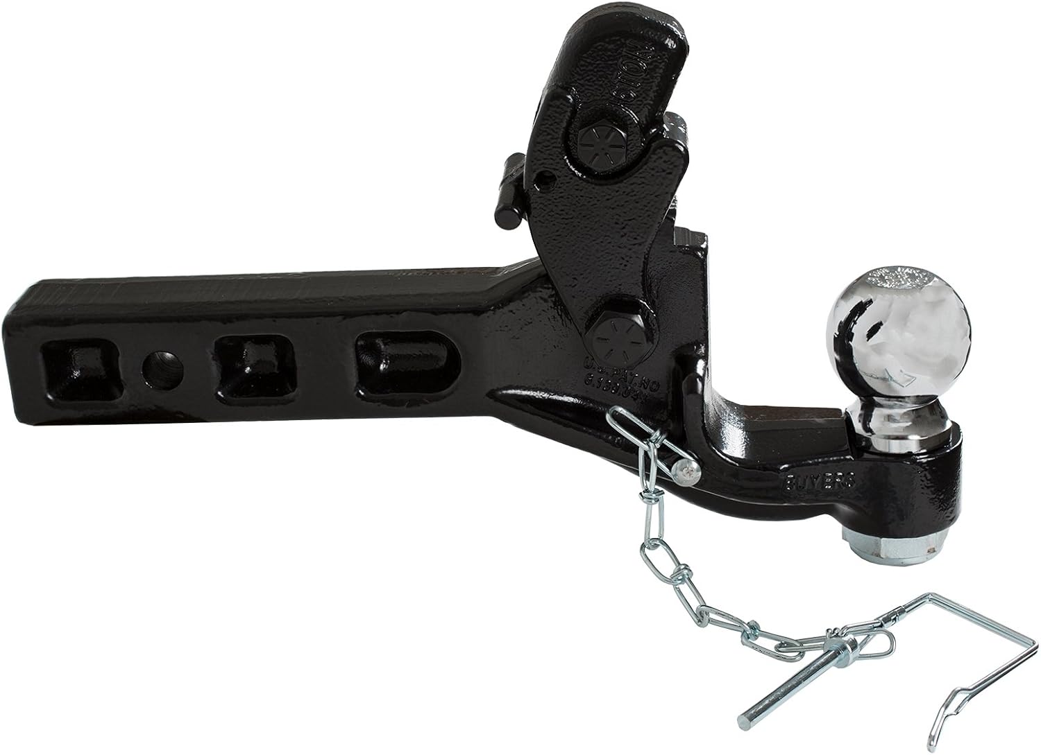 Buyers Products RM62516 6-Ton Receiver Mount Combination Hitch with 2-5/16 Inch Ball, Black