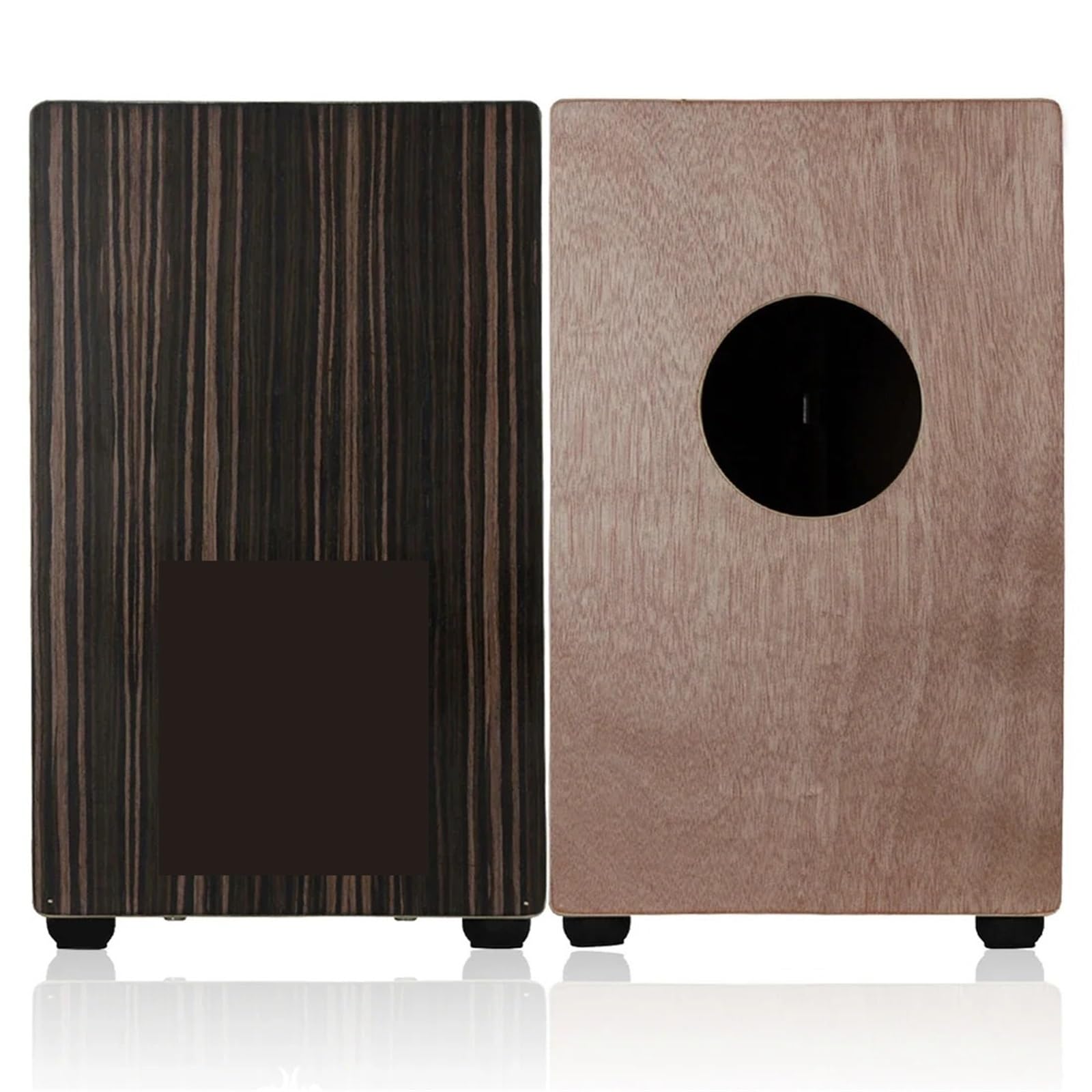 Cajon Cajon portatile, compatto, in legno, da viaggio, con custodia, strumento musicale a percussione
