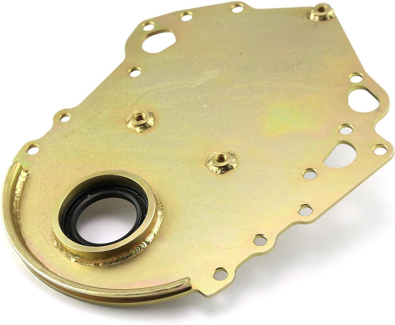 Speedmaster PCE265.1052 Compatible with Ford 351C Cleveland Zinc Steel Timing Cover with Seal