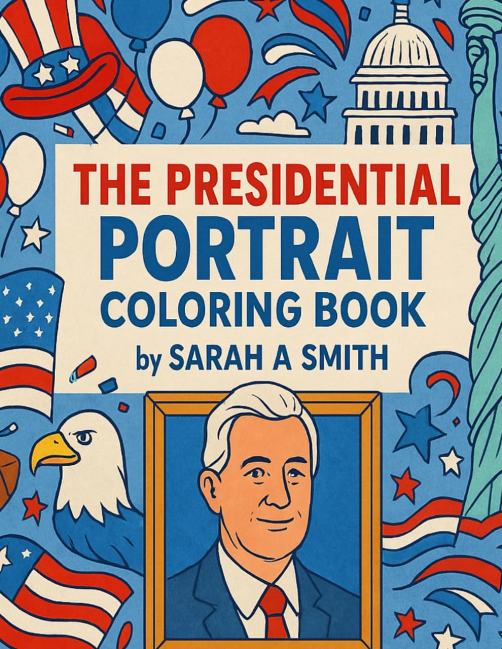 The Presidential Portrait Coloring Book: Learn About All 47 U.S. Presidents with Realistic Coloring Pages for Kids, Teens, and Adults