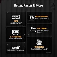 Vista 5 de ASUS MB ASUS TUF Gaming B850M-PLUS WIFI7 (90MB1MU0-M0EAY0)