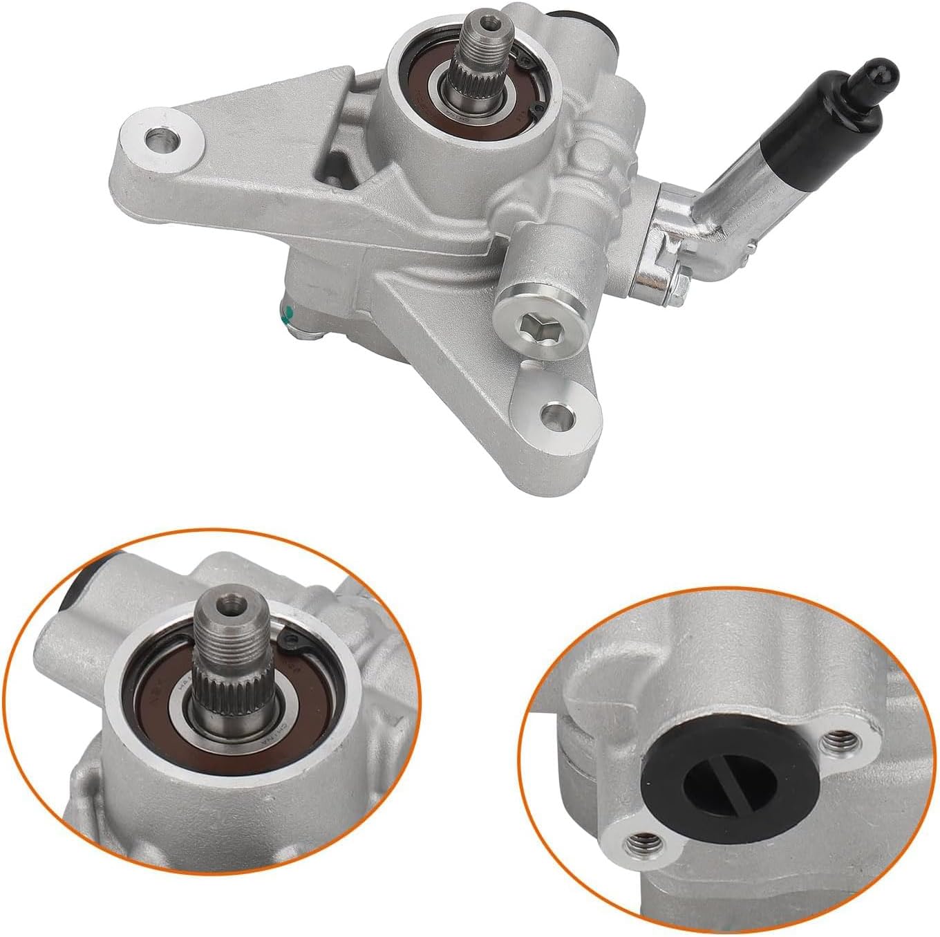 New Power Steering Pump Compatible With 01-03 Acura CL 01-02 Acura MDX 99-03 Acura TL 2003-04 Honda Pilot 21-5290 21 5290 56110P8EA01 56110PGKA01 56110PVFA01 06561PVF505RM