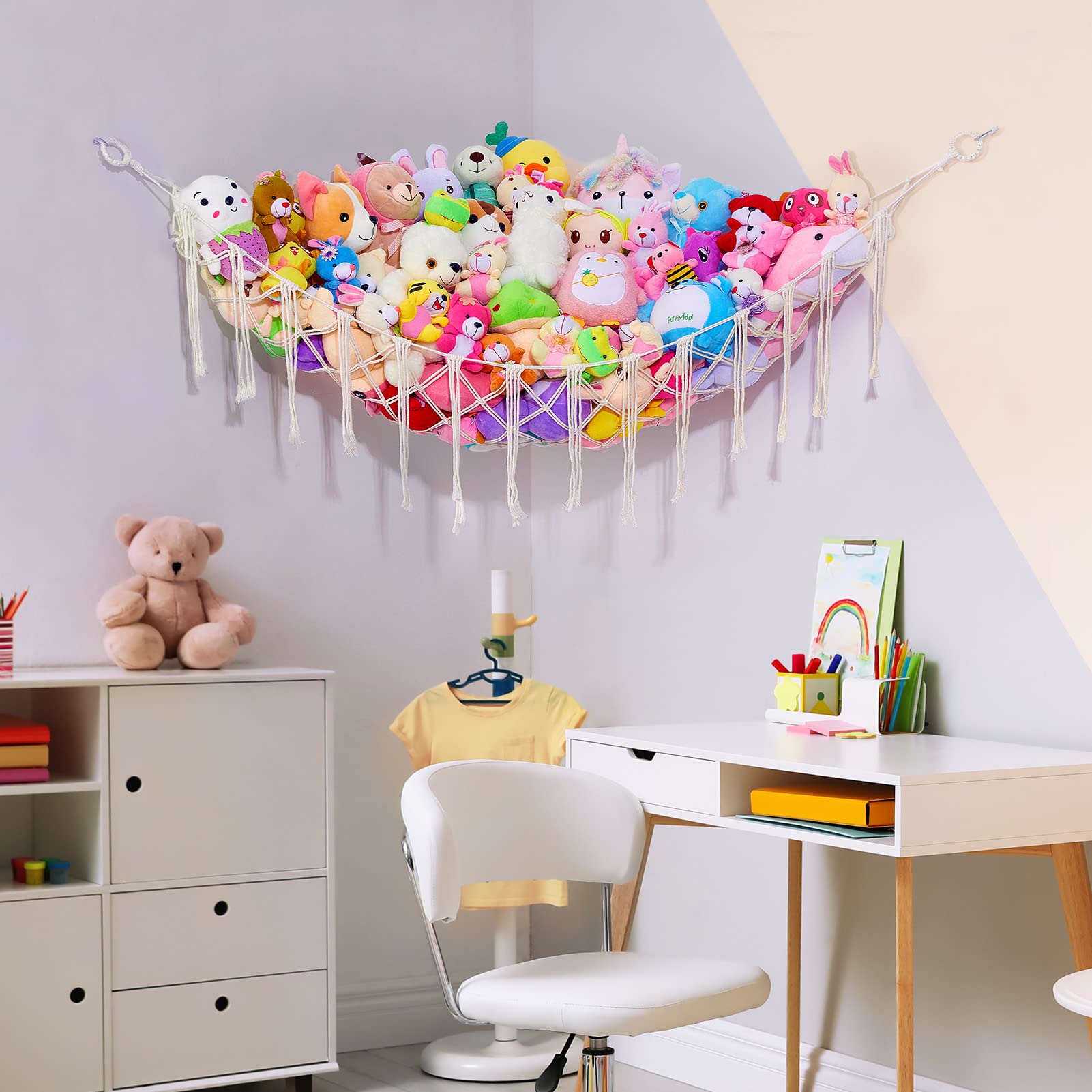 Giocattolo Amaca di Peluche Portaoggetti per Bambini