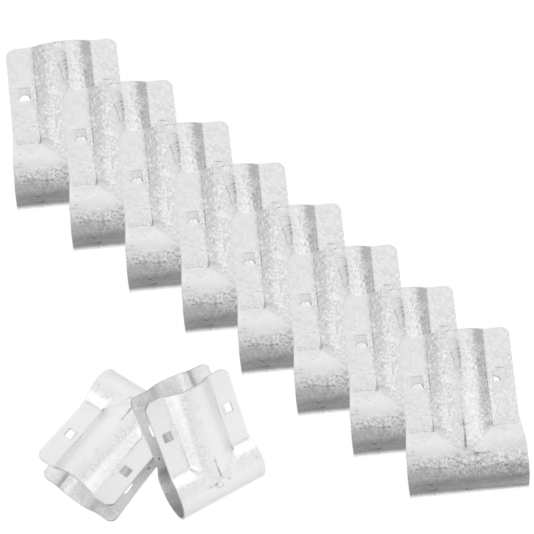 Colliers de serrage métalliques VICASKY pour rails de serre et tubes de jardin - 10 pièces