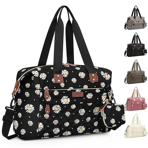 Miniatura 15 de Bolsa de pañales – Bolsas para pañales con funda para chupete, correas de hombro, clips para cochecito, bolsa grande impermeable para mamá y papá,