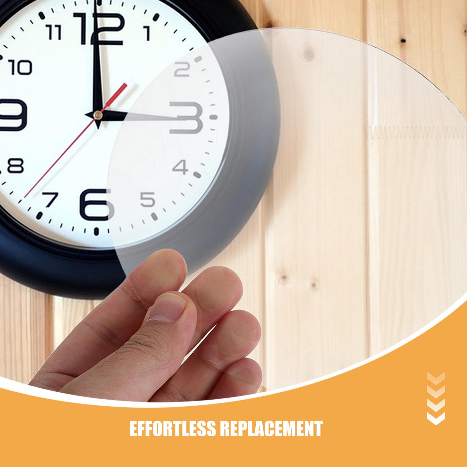 Generico cubierta de vidrio convexo para reloj 10 inch Panel Redondo per relojes de pared e Uso en casa y oficina Multi-Purpose Vetro Panel con Enhanced Visibility e DIY Projects