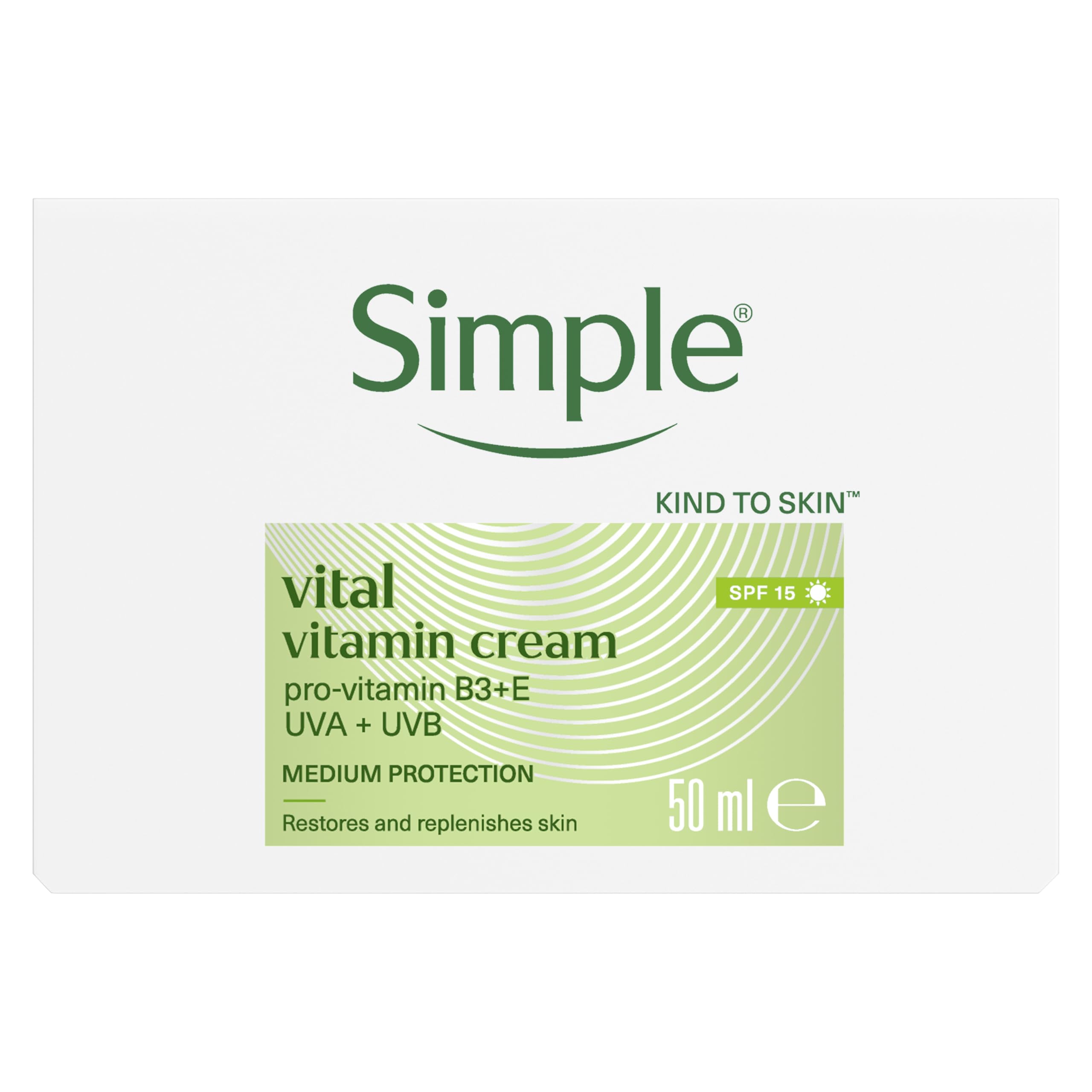 Simple Kind To Skin Vital Vitamin Day Cream 50Ml Pack Of 2
