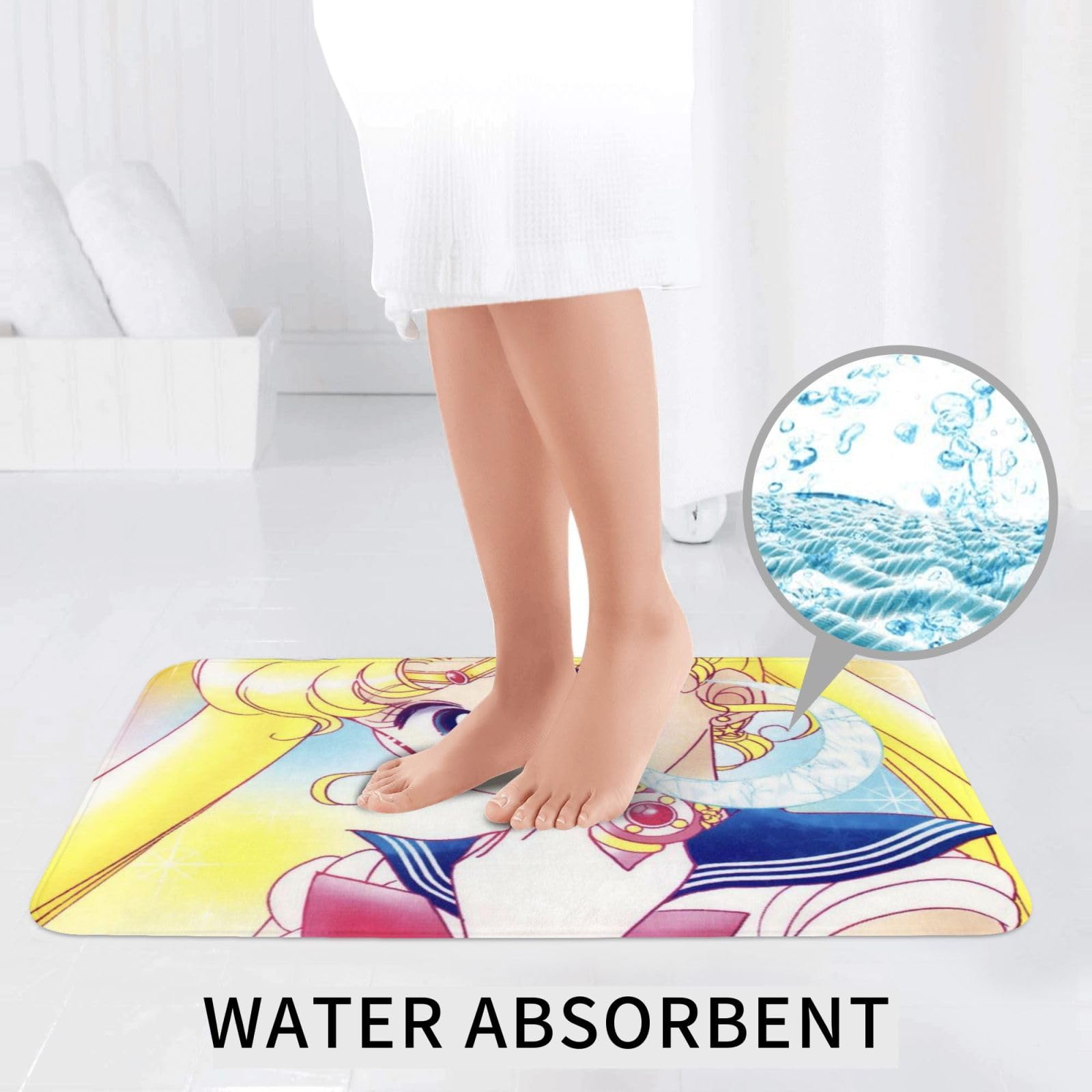 Amazon | 美少女戦士セーラームーン っています トイレマット 3点