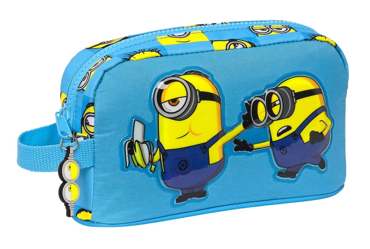 SAFTA | MINIONS Mochila Preescolar Licencia Oficial con Cordón Ajuste